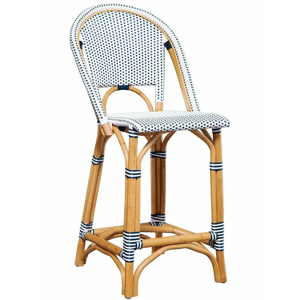 Blue Leroy Counter Stool S/2 - A Cottage in the City