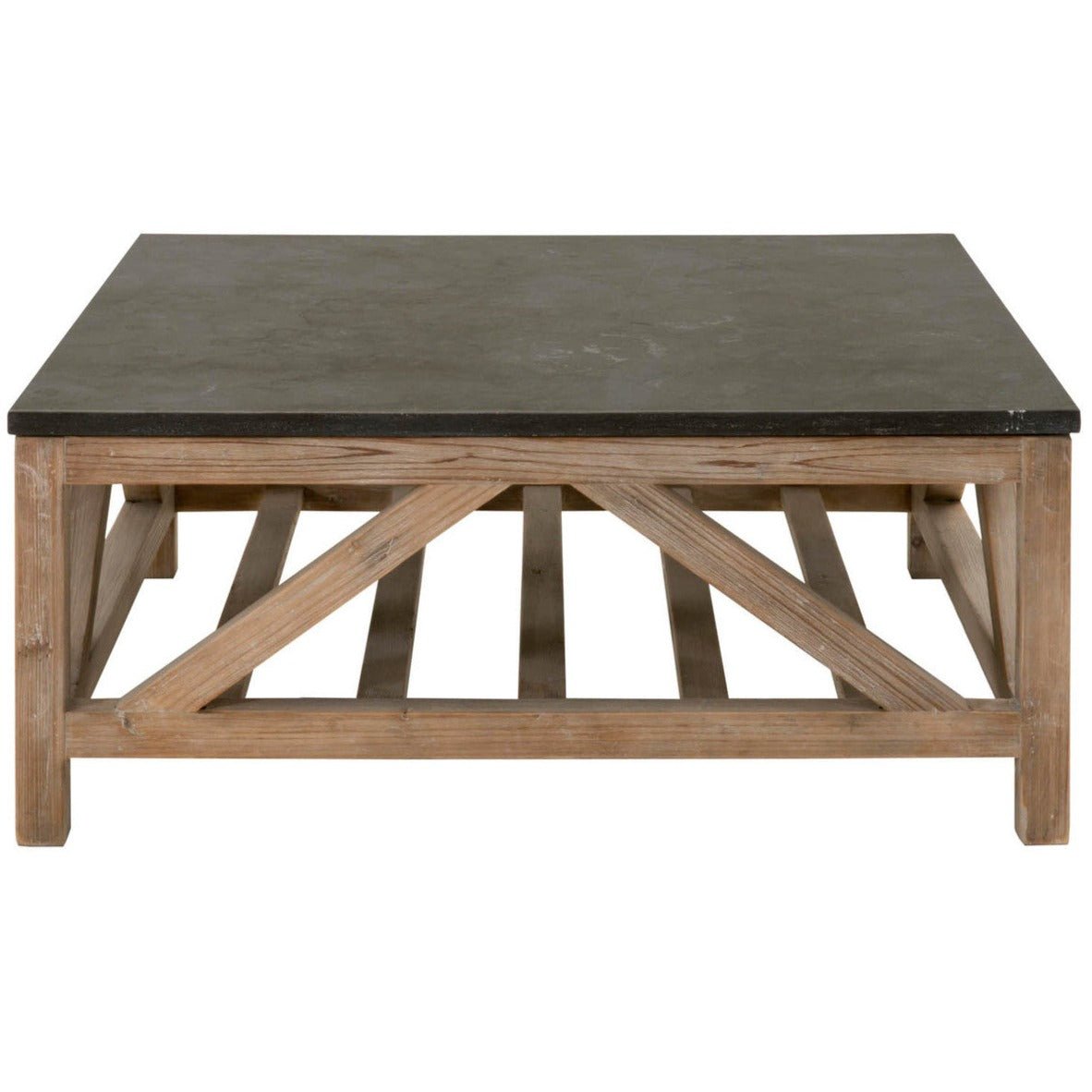 Blue Stone Square Coffee Table - A Cottage in the City