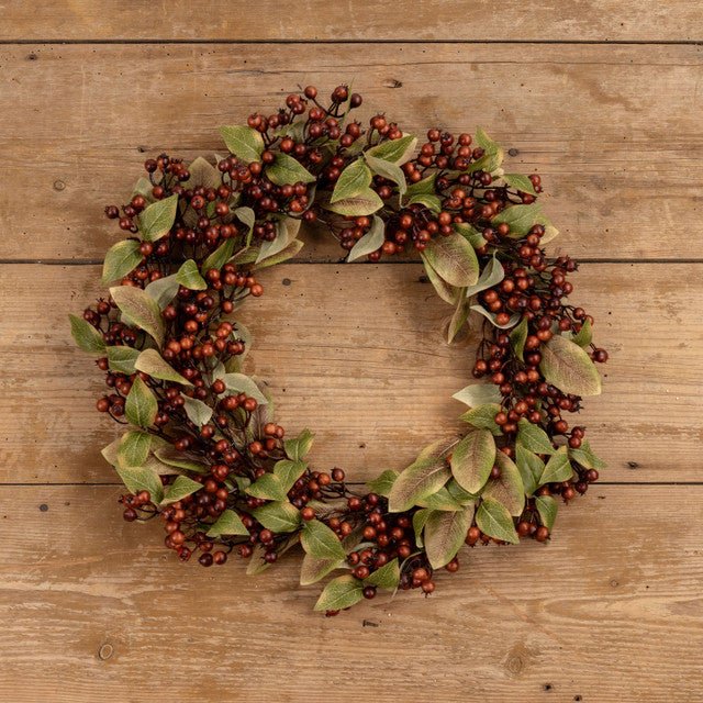 Brown Rose Hips Wreath - A Cottage in the City