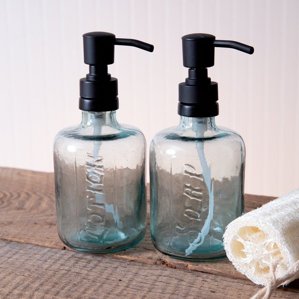 Bubble Glass Soap &amp; Lotion Dispenser - A Cottage in the City