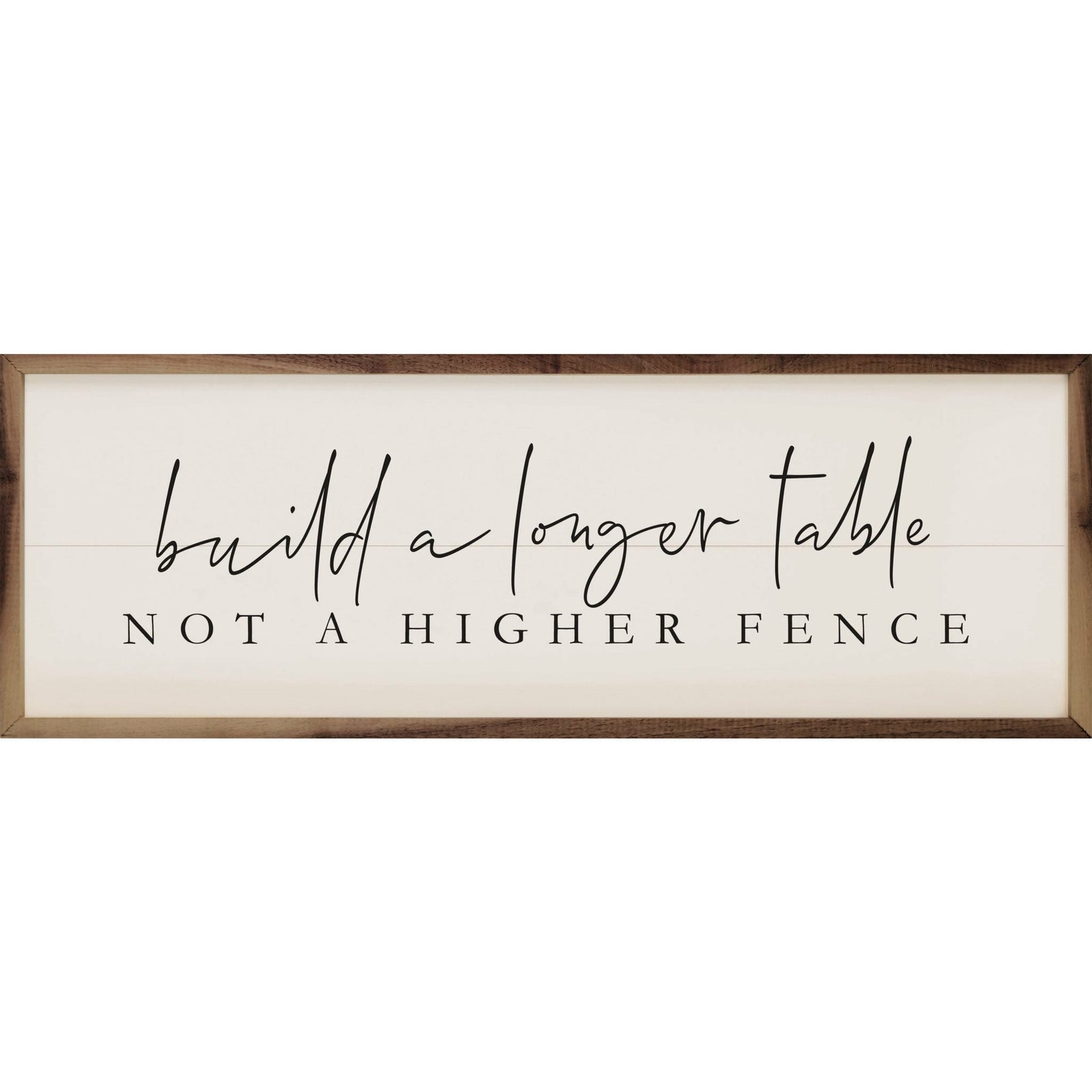 Build A Longer Table Wood Framed Print - A Cottage in the City