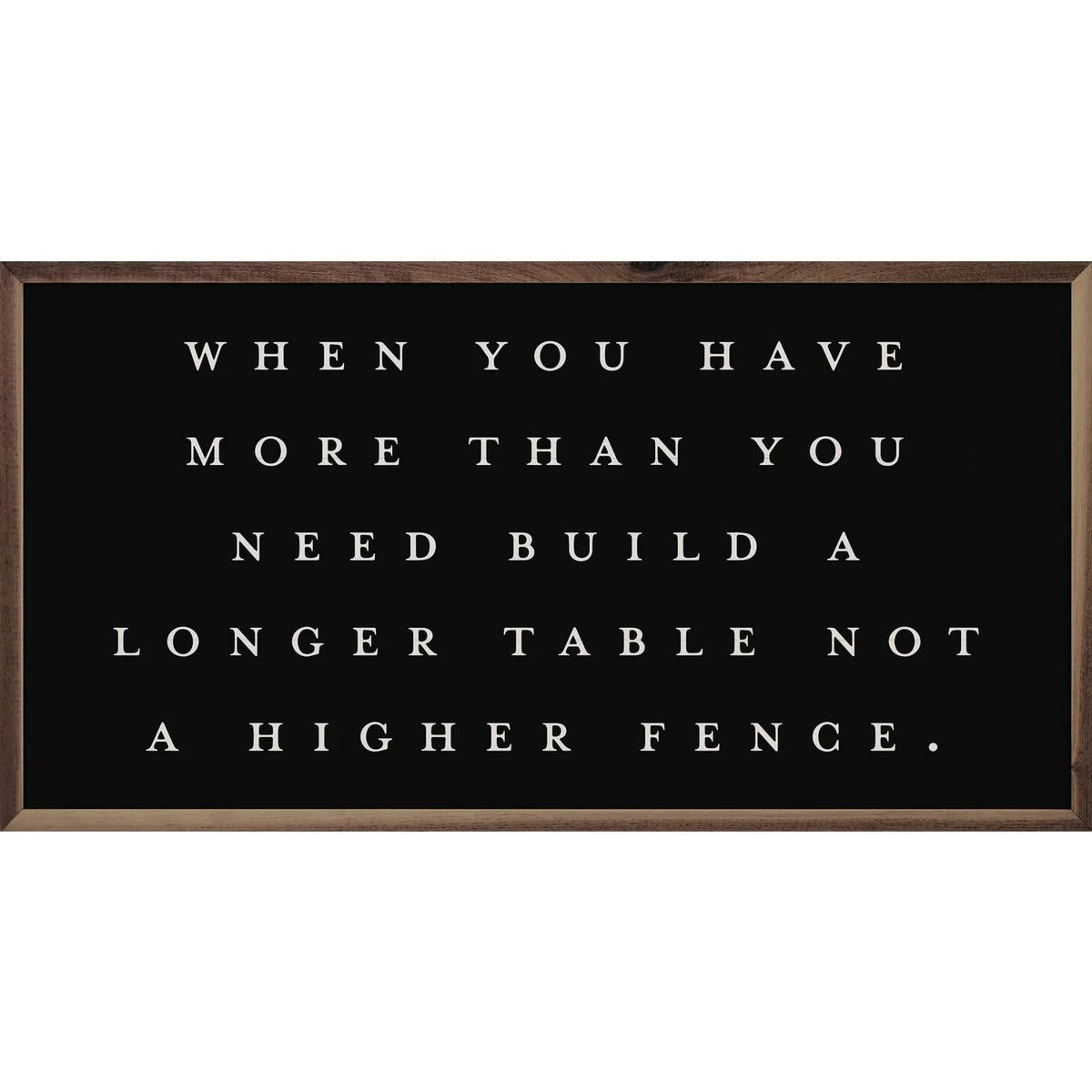 Build A Longer Table Wood Framed Print - A Cottage in the City