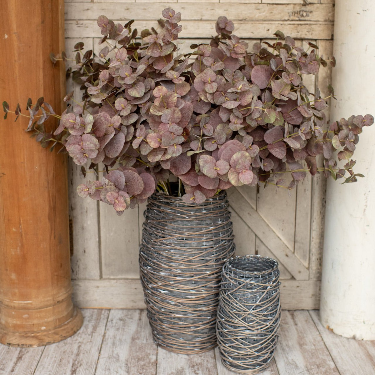 Burgundy Eucalyptus Spray - A Cottage in the City