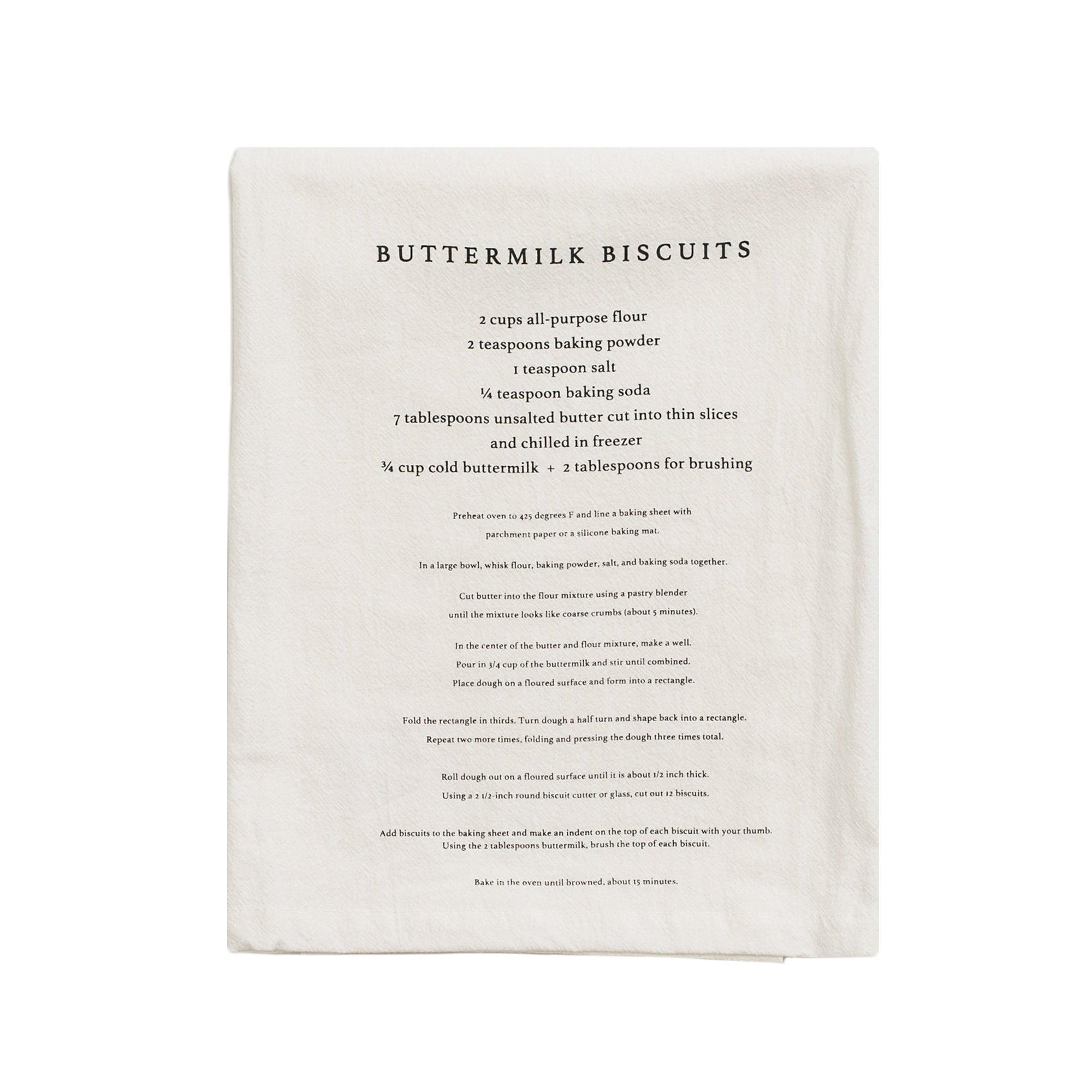 Buttermilk Biscuits Tea Towel - A Cottage in the City