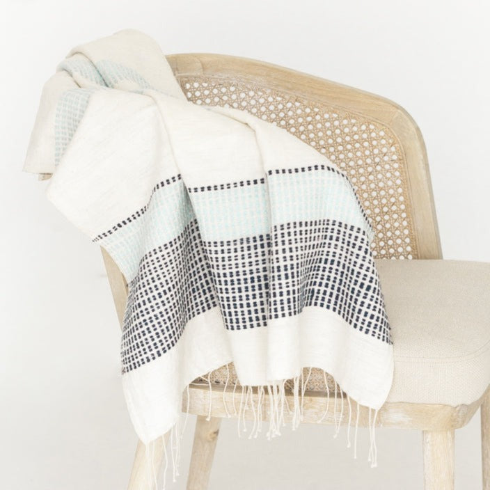 Camden Handwoven Cotton Throw Blanket