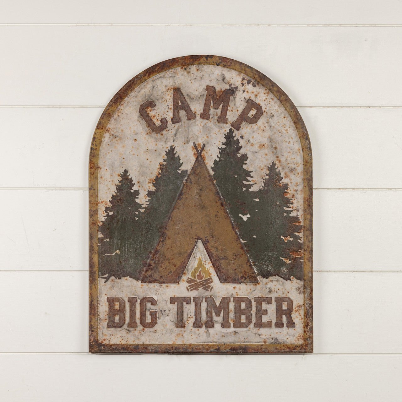 Camp Big Timber Metal Sign - A Cottage in the City