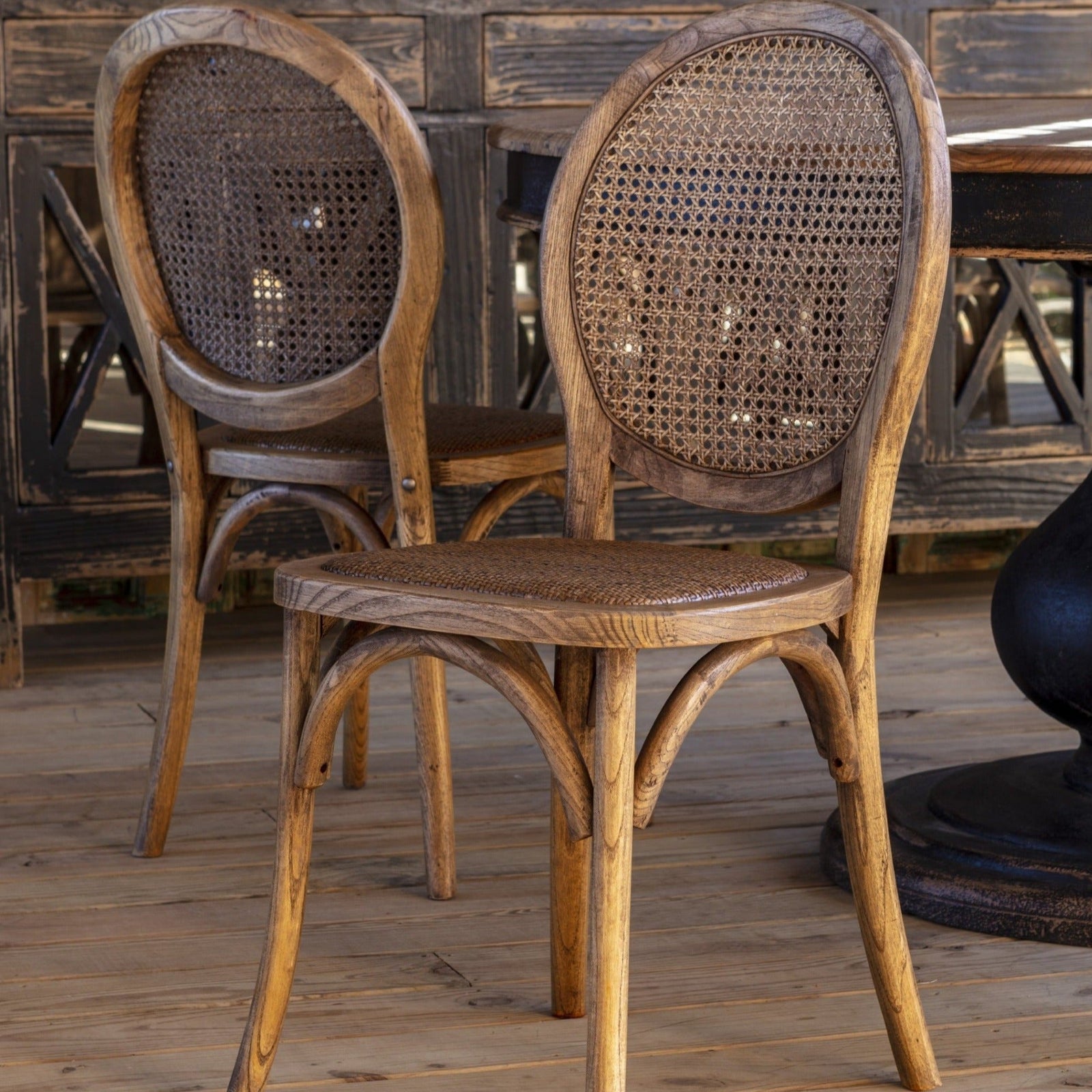 Cane Back Dining Chair Set - A Cottage in the City