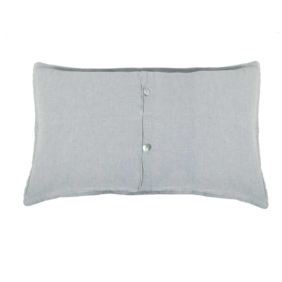 Carter Ivory/Denim Big Pillow by Pom Pom at Home - A Cottage in the City