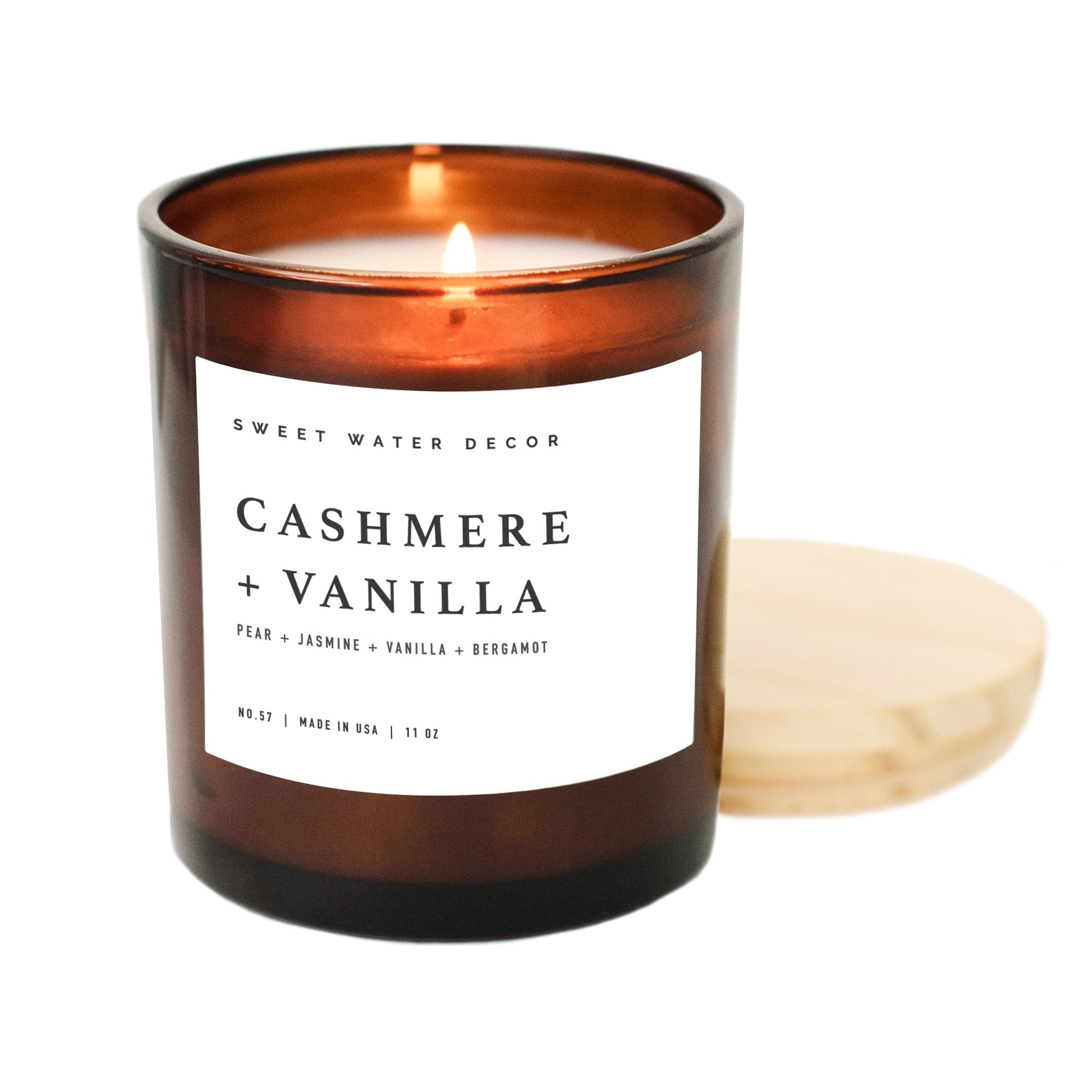 Cashmere and Vanilla Amber Jar Candle - A Cottage in the City