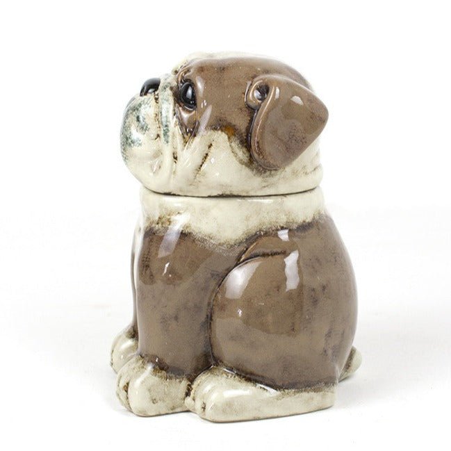 Ceramic Bulldog Canister - A Cottage in the City