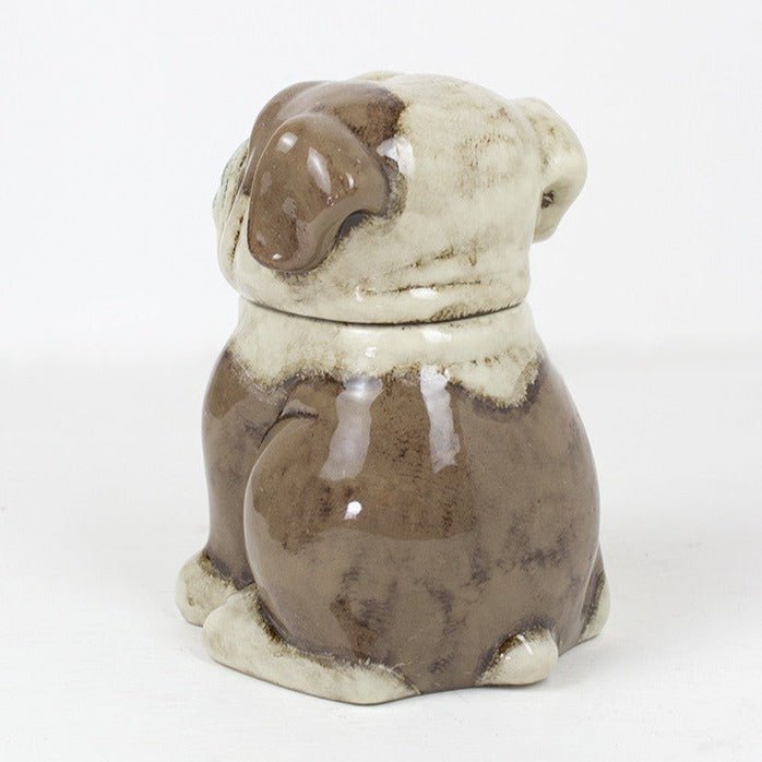 Ceramic Bulldog Canister - A Cottage in the City