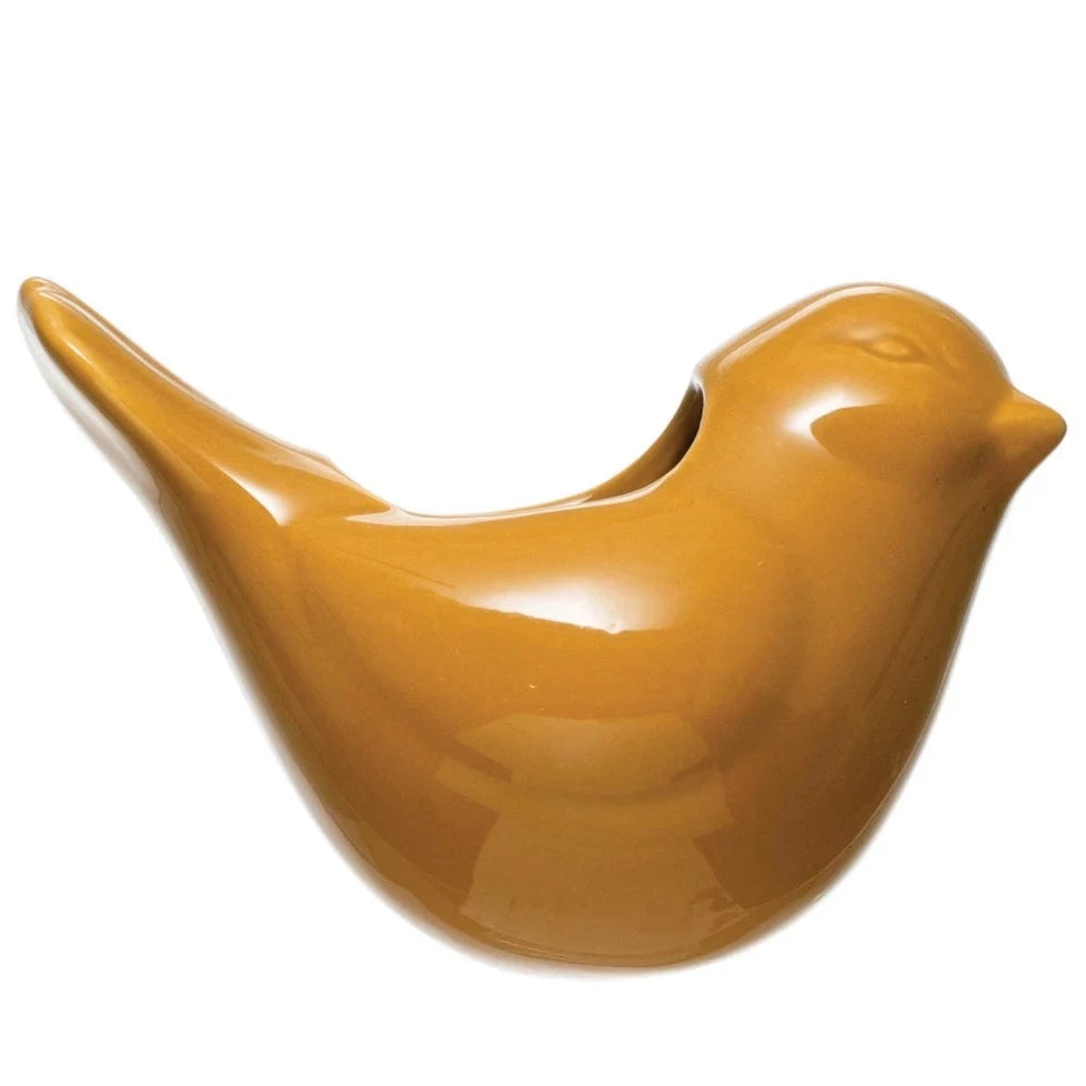 Stoneware Bird Vase With Magnet Set