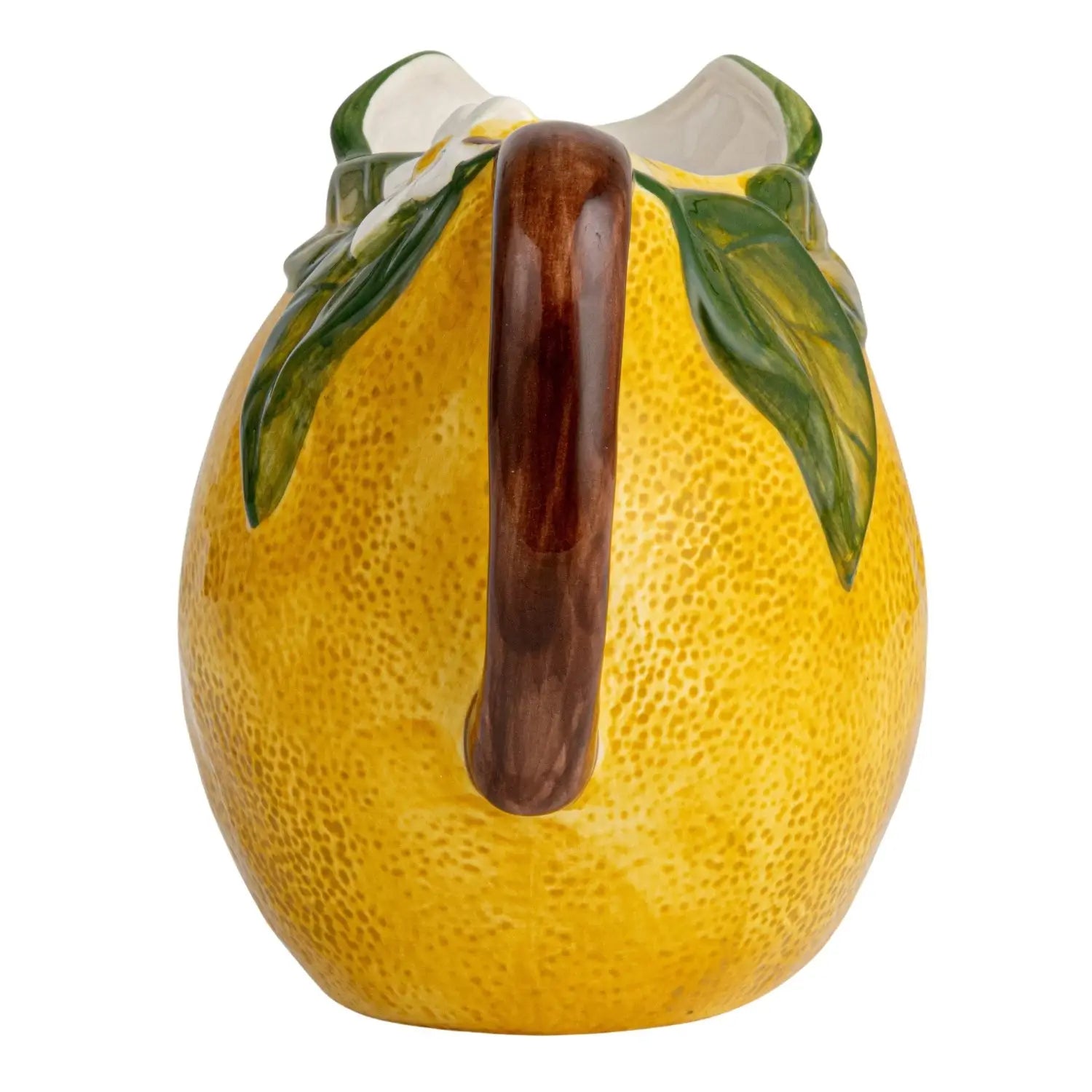 Hand Painted Lemon Shaped Pitcher