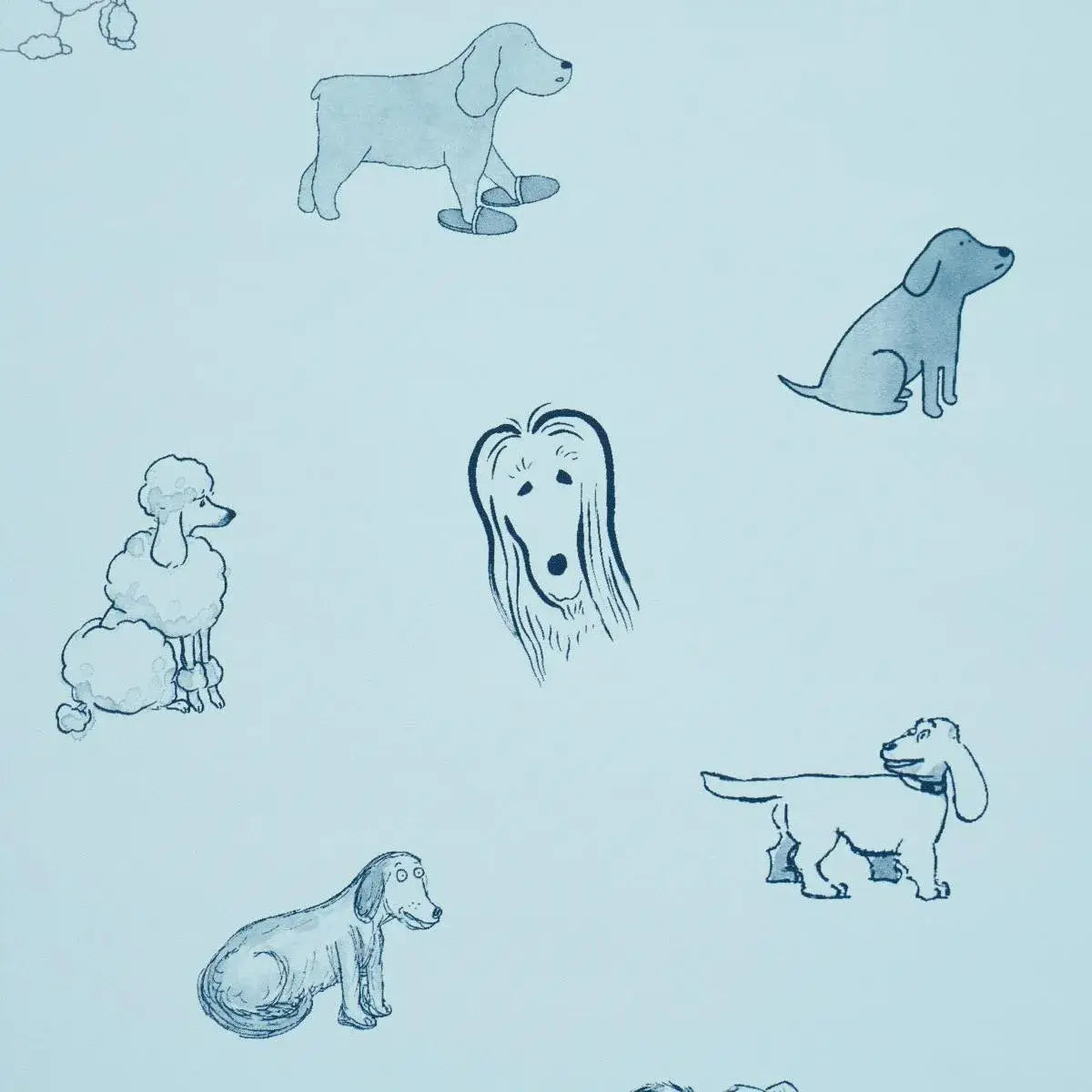 Schumacher Good Dogs Everywhere Peel & Stick Wallpaper