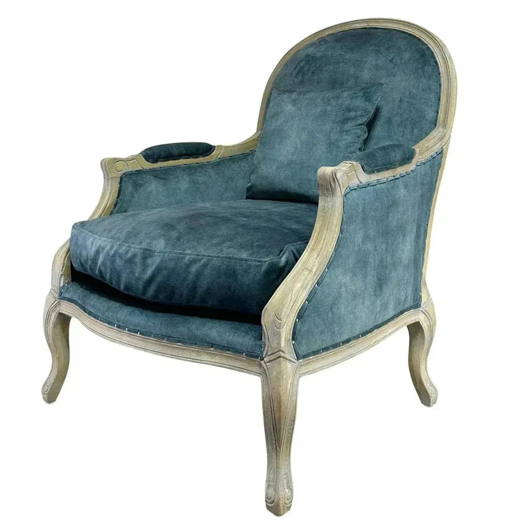 Paon Velvet Parlor Chair