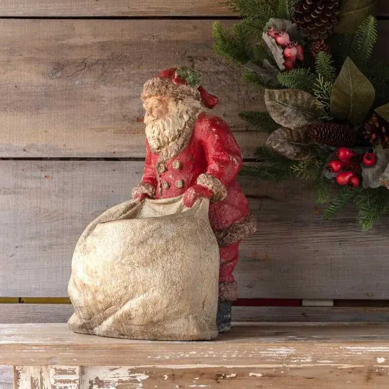 Vintage Santa With Bag