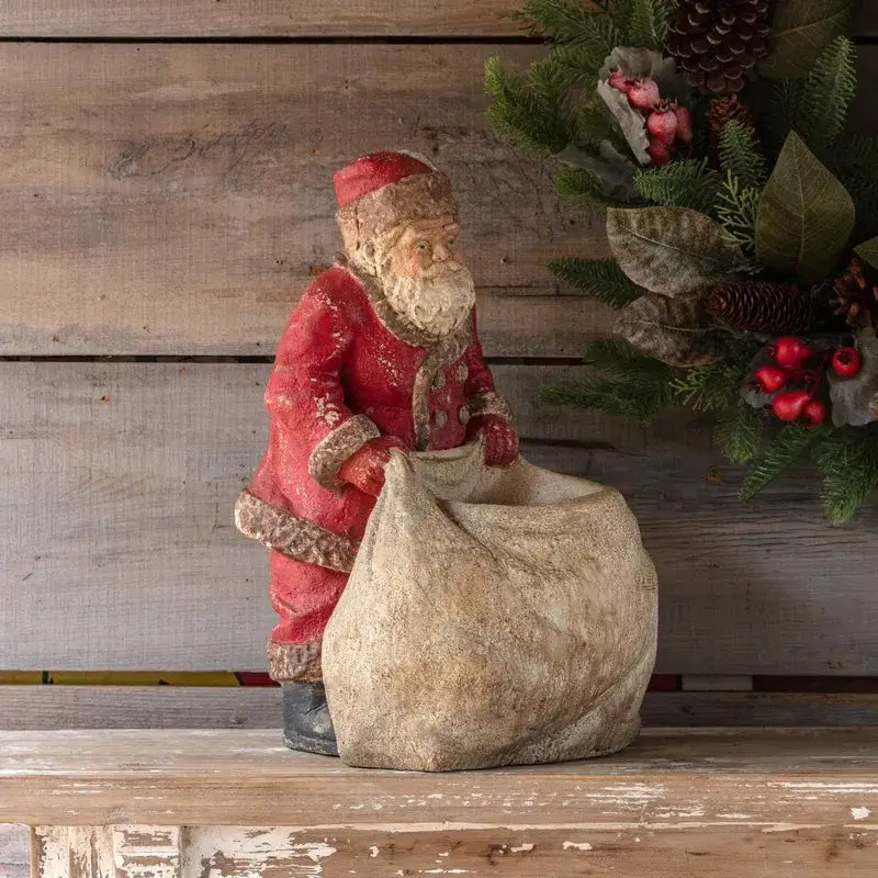 Vintage Santa With Bag