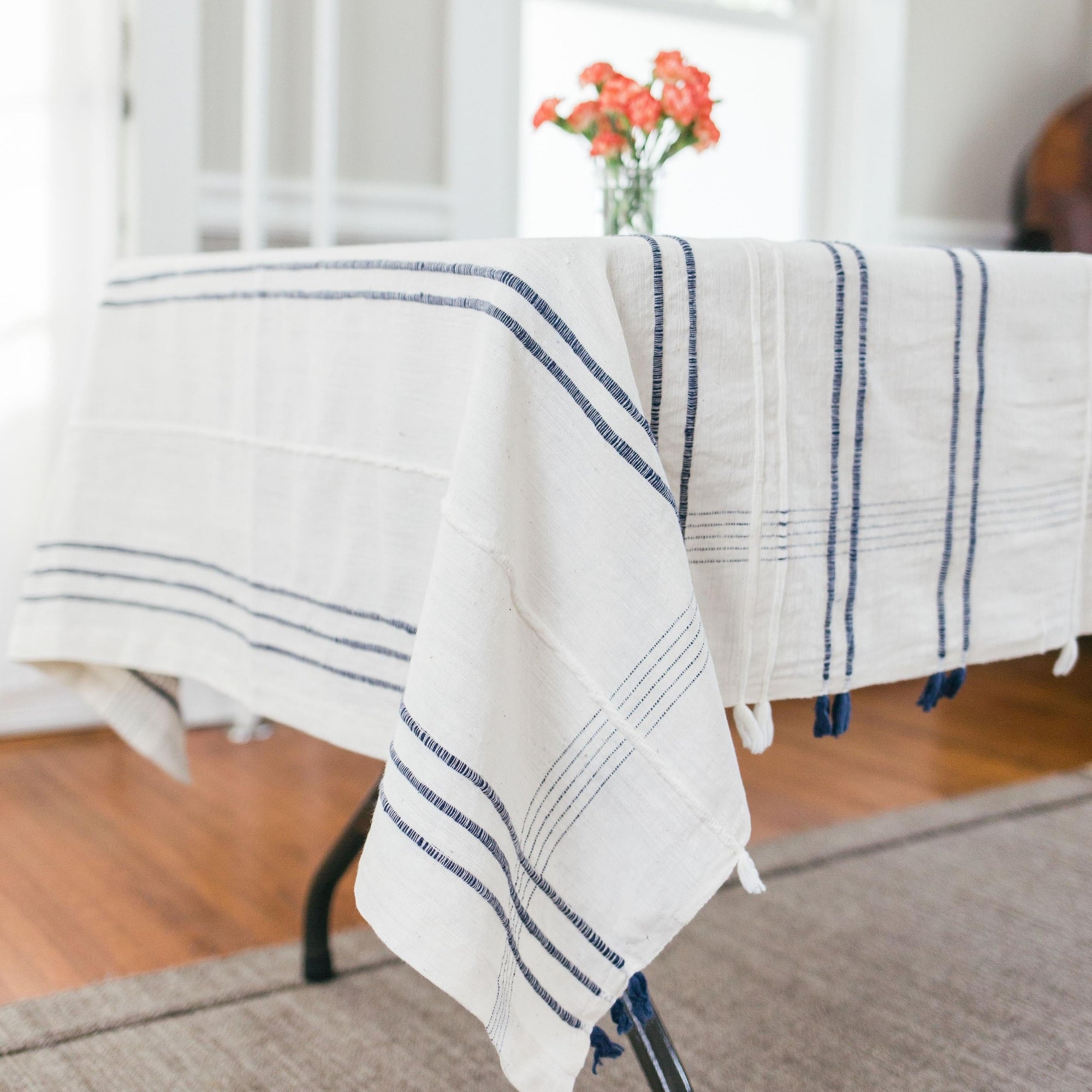 Ribbons Cotton Tablecloth