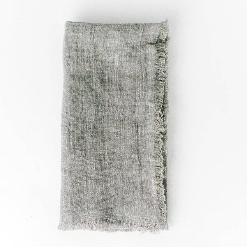 Stone Washed Linen Dinner Napkin