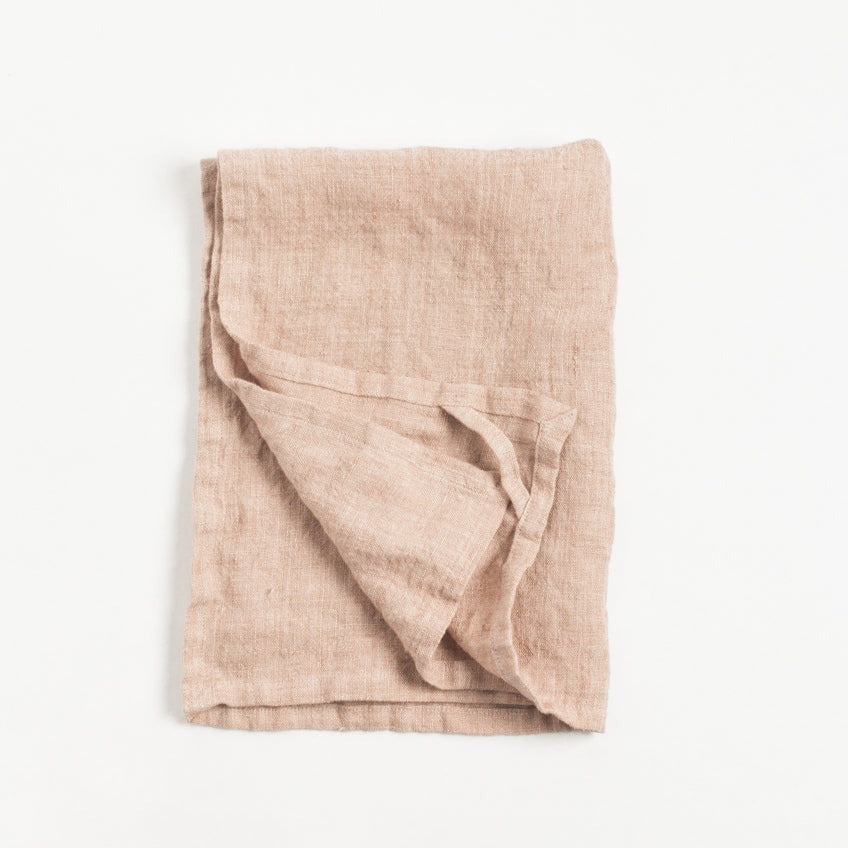 Stone Washed Linen Tea Towel