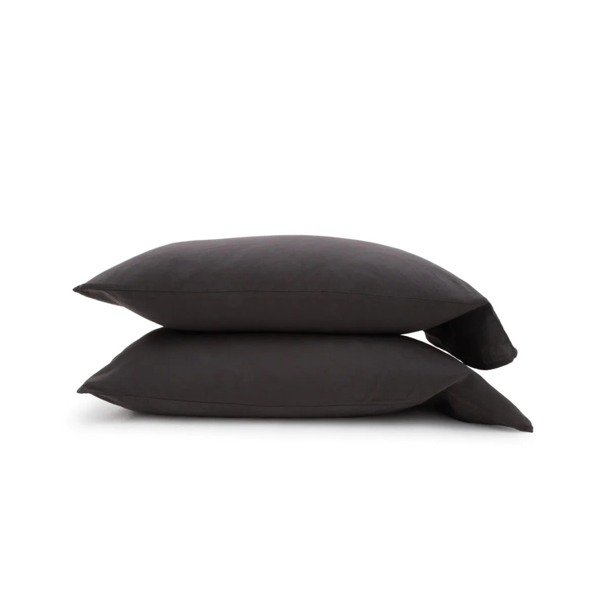 Mateo Crinkled Cotton Pillowcases Pom Pom at Home