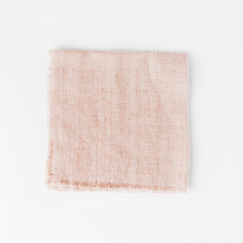 Stone Washed Linen Cocktail Napkin