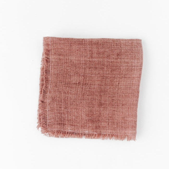 Stone Washed Linen Cocktail Napkin