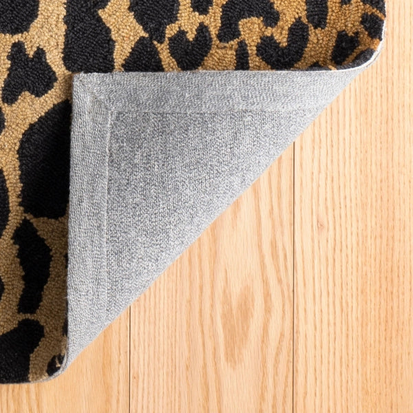 Dash & Albert Leopard Hand Micro Hooked Wool Rug