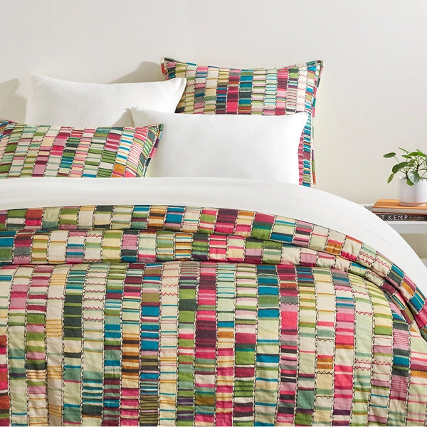 Pine Cone Hill Penelope Stripe Multi Coverlet