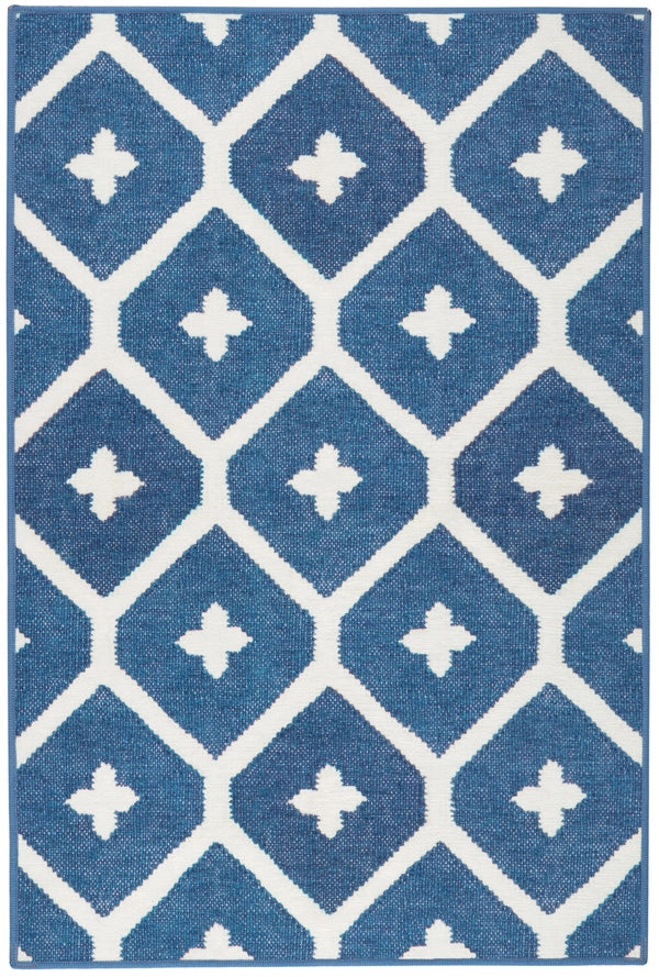 Elizabeth Navy Machine Washable Rug