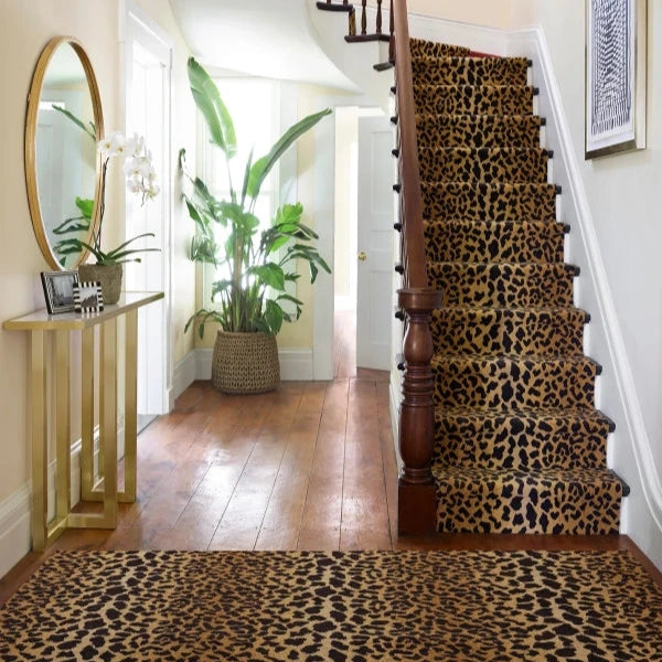 Dash & Albert Leopard Hand Micro Hooked Wool Rug