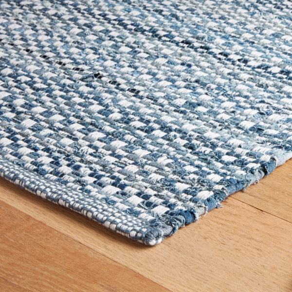 Dash & Albert Denim Stone Blue Handwoven Cotton Rug