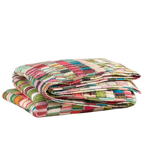 Pine Cone Hill Penelope Stripe Multi Coverlet