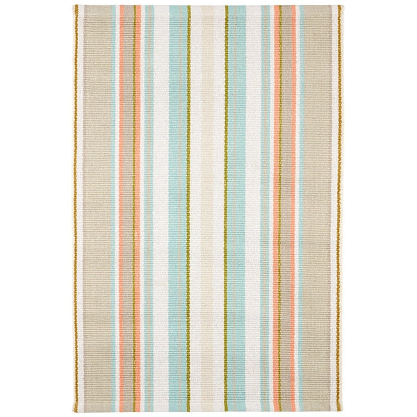 Dash & Albert Daphne Stripe Handwoven Cotton Rug