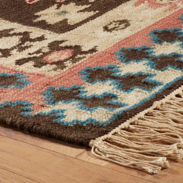 Dash & Albert Balsam Kilim Multi Handwoven Wool Rug