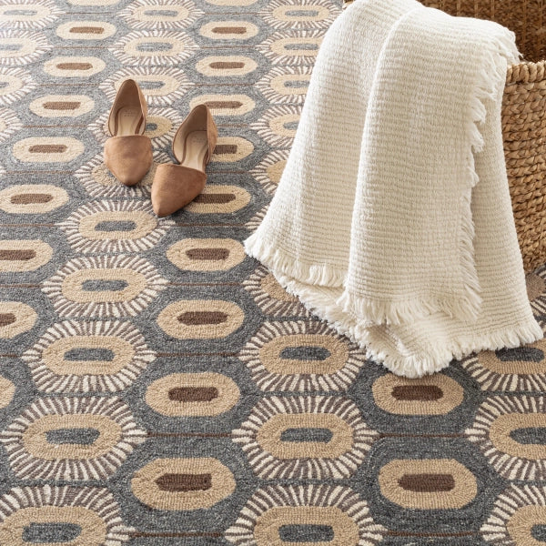 Dash & Albert Stowe Hand Micro Hooked Wool Rug