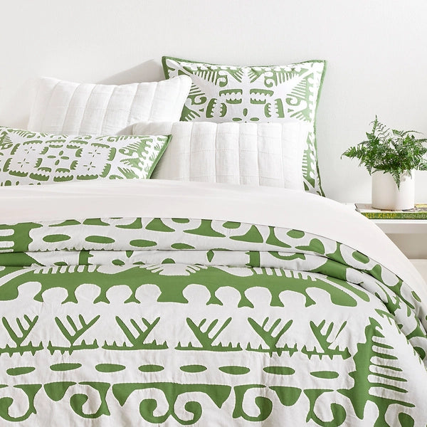 Pine Cone Hill Knight Wood Cutwork Coverlet