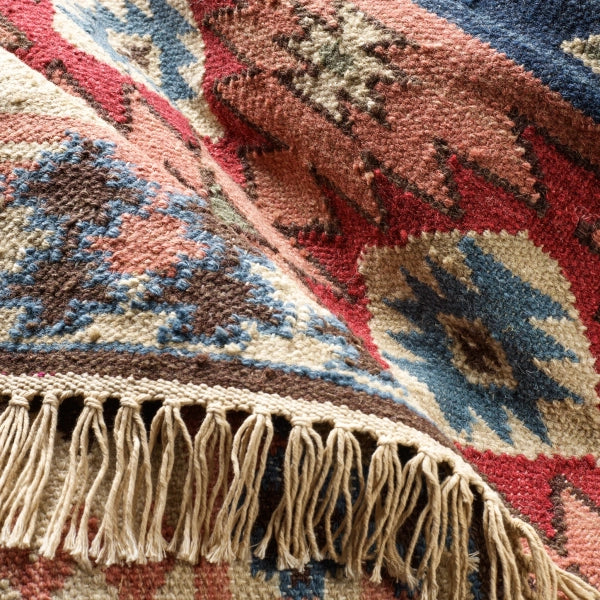 Dash & Albert Balsam Kilim Multi Handwoven Wool Rug