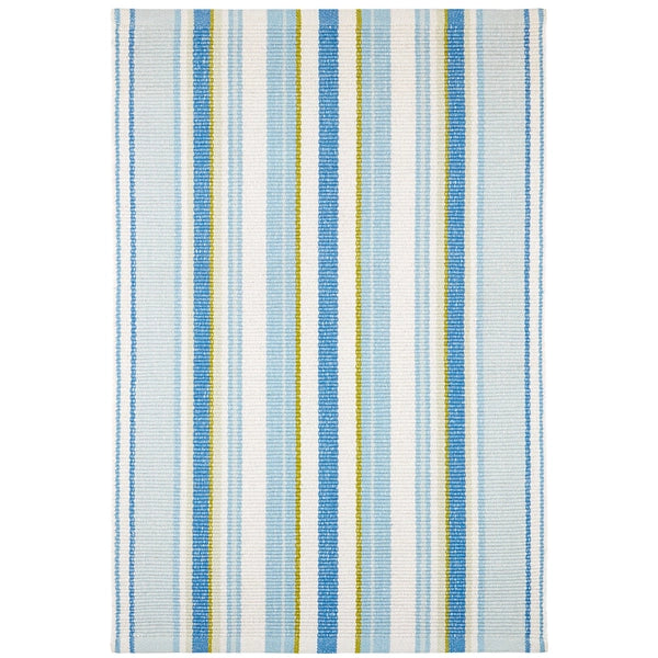 Dash & Albert Daphne Stripe Handwoven Cotton Rug