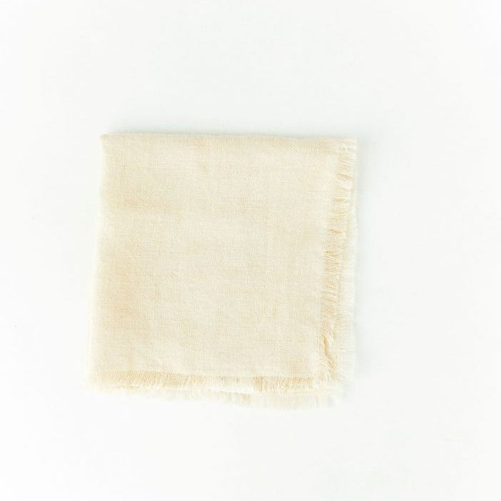 Stone Washed Linen Cocktail Napkin