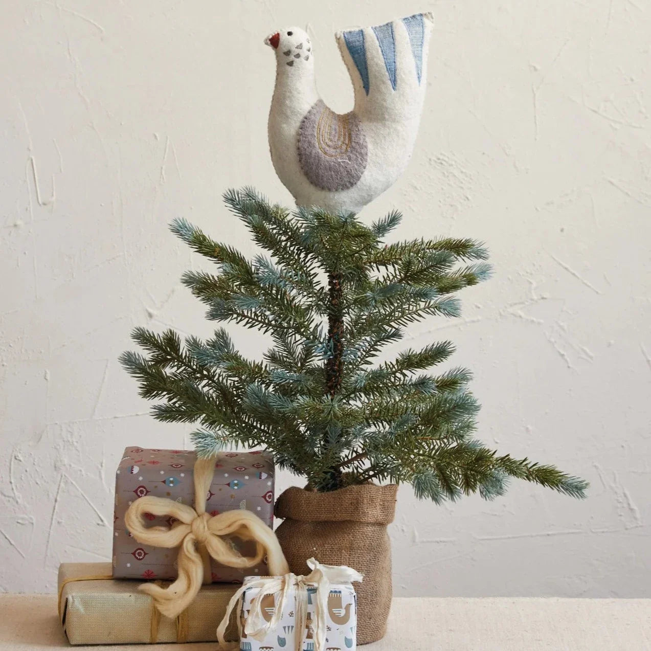 Wool Felt Dove Tree Topper