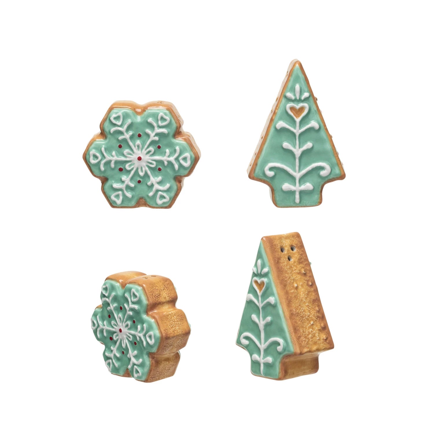 Christmas Cookie Shaped Salt & Pepper Set