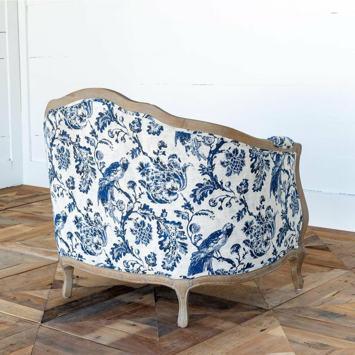 Bluebird Toile Settee