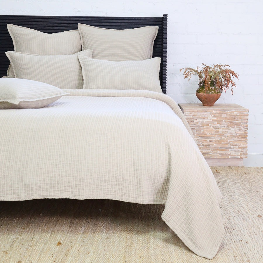 Chatham Matelasse Coverlet by Pom Pom at Home