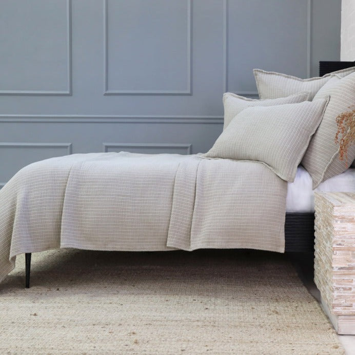 Chatham Matelasse Coverlet by Pom Pom at Home