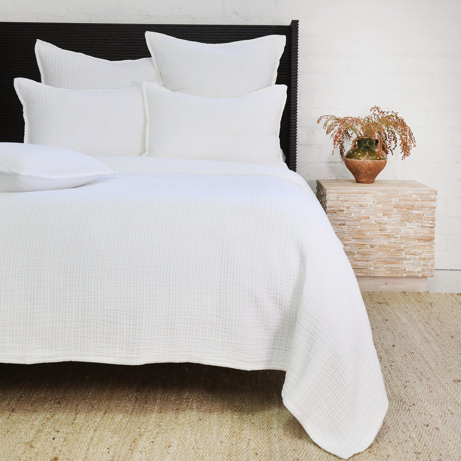 Chatham Matelasse Coverlet by Pom Pom at Home