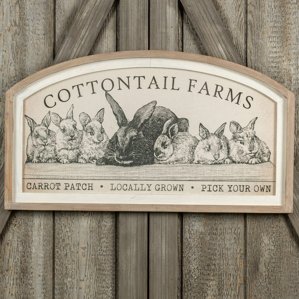 Cottontail Farms Sign