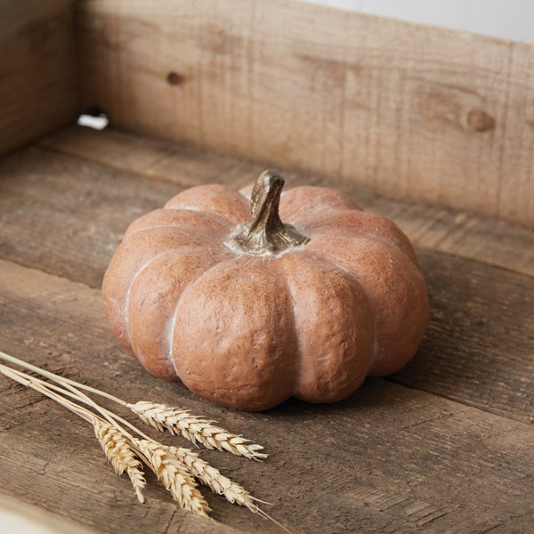 Harvest Resin Pumpkin