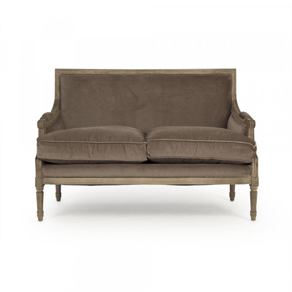 Louis Velvet Settee