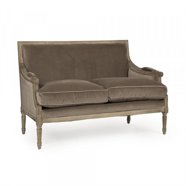 Louis Velvet Settee